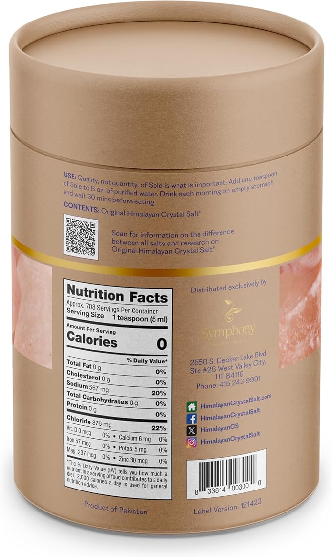 Original Himalayan Crystal Salt Stones for Sole - Increase Hydration Energy Vibration Cellular Communication and Replenish Electrolytes with 84 Trace Minerals (3 Pack)
