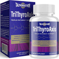 Thyroid Support Supplement for Women &amp Men – Professional T4 T3 T2 Triple-Pathway – Metabolism &amp Energy – with L-Tyrosine Selenium Ashwagandha &amp Guggul Extract – Standardized Herbs – 6