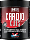 Cardio Cuts NDS Nutrition 4.0 Pre Workout Supplement - Advanced Weight Loss and Pre Cardio Formula with L-Carnitine CLA MCTs L-Glutamine and Safflower Oil - Bombsicle (40 Servings)