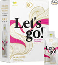 LET GO - Tangy Citrus BHB Ketone Gel | Exogenous Ketones Supplement for Energy &amp Focus | Caffeine-Free | Keto Electrolytes [14 Pack]