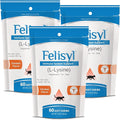 L-Lysine Soft Chews for Cats (60 Soft Chews) – Supports Immune Respiratory and Eye Health. Eases Sneezing Runny Nose and Watery Eyes. Tasty Salmon Flavor - (3 Pack)