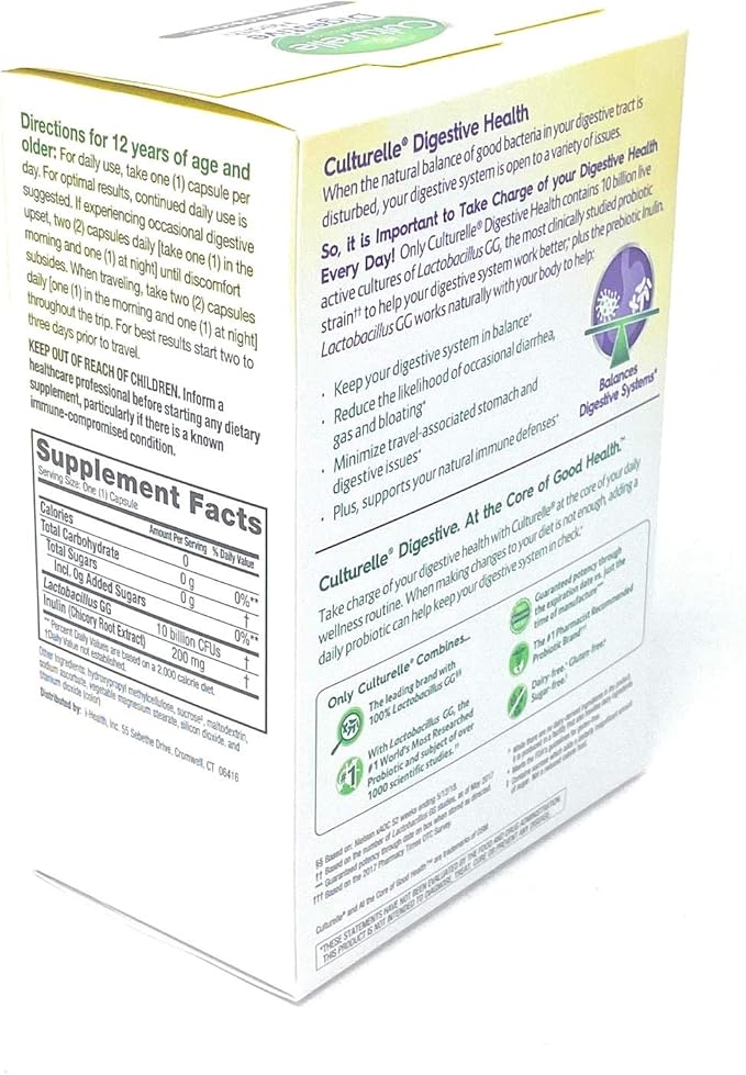 Culturelle Digestive Health Probiotic 80 Capsules