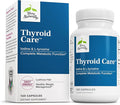 Terry Naturally Thyroid Care - Immune Health &amp Energy Support Formula - Nutritional Supplement with Iodine for Thyroid Health Support - Wellness Supplement with L-Tyrosine - 120 Capsules