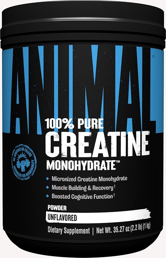 Animal 100% Pure Creatine Monohydrate™ Powder Unflavored 2.2 lb (1 kg)
