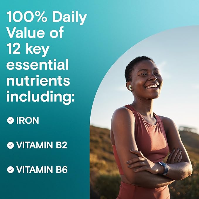 A Day Women's Active Metabolism Daily EssentialMultivitamin for WomenMetabolism SupportVitamins for Women with All 8 B-VitaminsVitamin DMagnesium &amp More120 Count (Pack of 2)