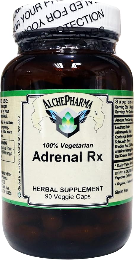 Adrenal Rx Powder Capsules Adaptogen Blend (90 Vcaps)