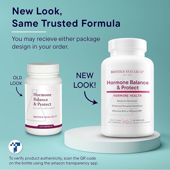 Biotics Research Hormone Balance and Protect - Formulated by Dr. Lindsey Devaki Berkson Hormone Expert. PABA Milk Thistle Broccoli Seed Extract 120 Capsules