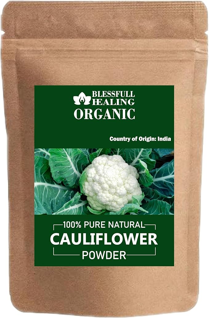 Blessfull Healing Organic Cauliflower Powder 100% Pure Natural 300 Gram / 10.58 oz