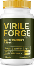Virile Forge for Men - Original and Comprehensive Male Formula Powerful Blend for Peak Performance Lasting Endurance and Energy Premium Support VirileForge Pills (60 Capsules)