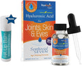 Hyalogic Liquid Synthovial Seven - Oral Hyaluronic Acid Supplement 1oz with Bonus Lip Balm HA Stick - Skin Body and Lip Hydration