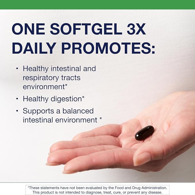 Metagenics CandiBactin-AR - Oregano &amp Thyme Essential Oils with Sage &amp Lemon Balm - Supports Digestive Health Microbial Balance &amp GI Comfort - Enteric-Coated Softgels - Gluten-Free - 60 S