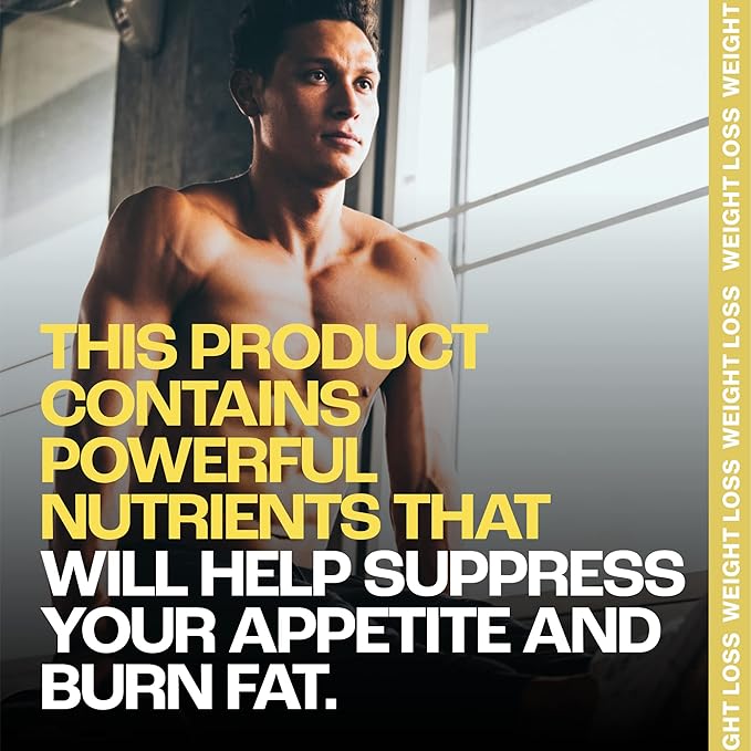 Weight Loss Energy &amp Metabolism Booster Fat Burner Caffeine Natural Pre-Workout Recovery Slim Down Curbs Appetite. Green Coffee Bean Calcium L-Carnitine Joint Care Anti Fatigue. Strawbe