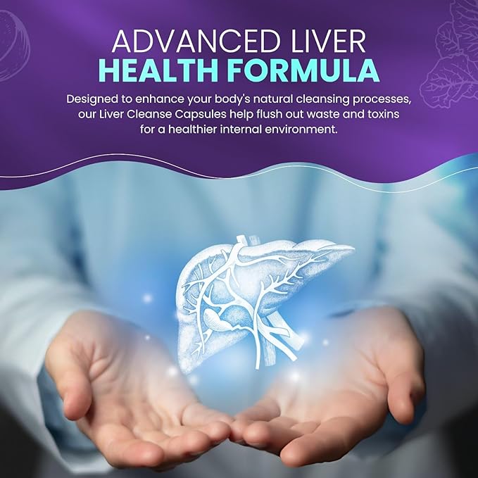 HERBANA MANUFACTURING Liver Support &amp NAC 120 Capsules with Milk Thistle Dandelion Root Chicory Turmeric Beet Root Chanca Piedra