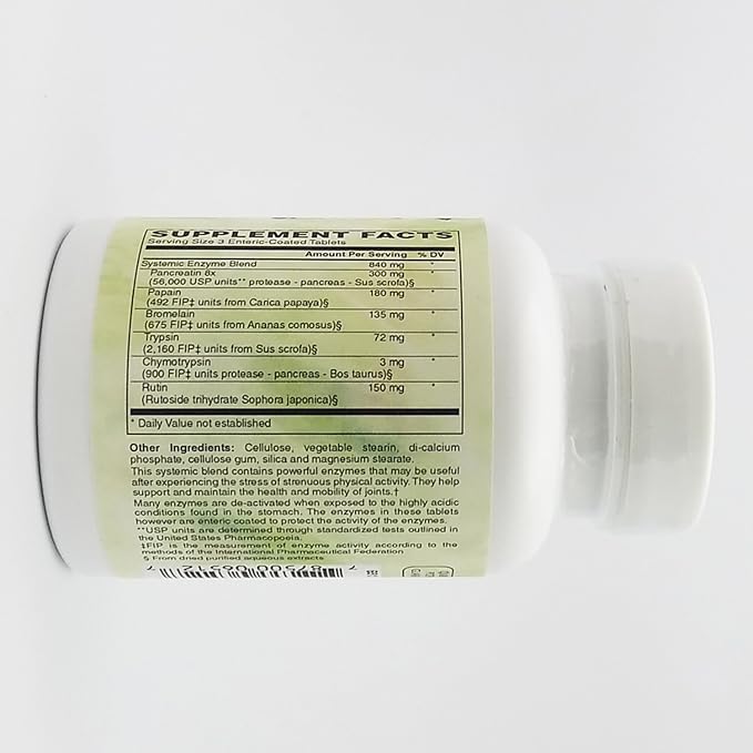 Holly Hill Health Foods Ultra Proteo-Zimes 100 Tablets