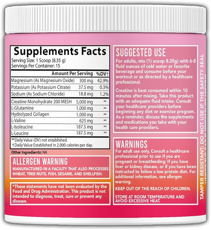 Angry Supplements Women's Creatine Monohydrate BBL Tablets 90ct and Builder Powder 125g Creatine Complex for Women Combo