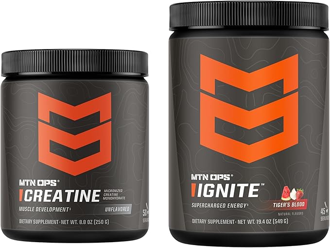 MTN OPS Creatine + Ignite Tiger's Blood Bundle