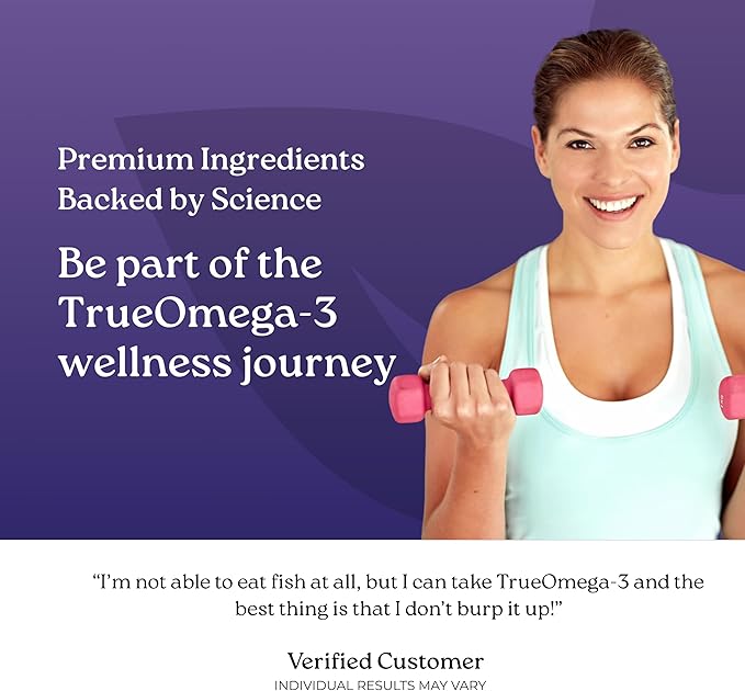 NatureCity True-Omega-3 975mg Omega-3 Fish Oil Supplements with Enhanced Absorption from AquaCelle for Heart Brain &amp Joint Support (60 SoftGels) Burpless Fish Oil Pills