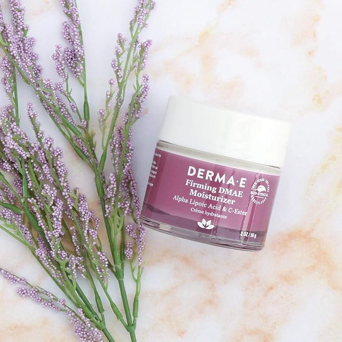 Derma E Firm + lift DMAE Moisturizer Alpha Lipoic Acid &amp C-Ester 2oz (Pack of 4)