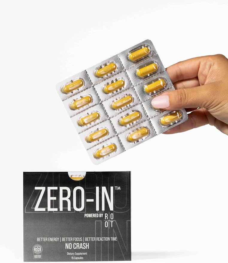 THEROOTBRANDS Root Wellness Zero-in by Dr. Rahm - Combination of Turmeric Pine Bark Extract - 15 Capsules