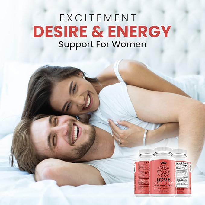 Womens Supplement That Boosts Libido | Enhance Intimacy Passion and Desire | Miura Puama for Female Specific Arousal | Love Goddess | Vitamin | Warped Wellness