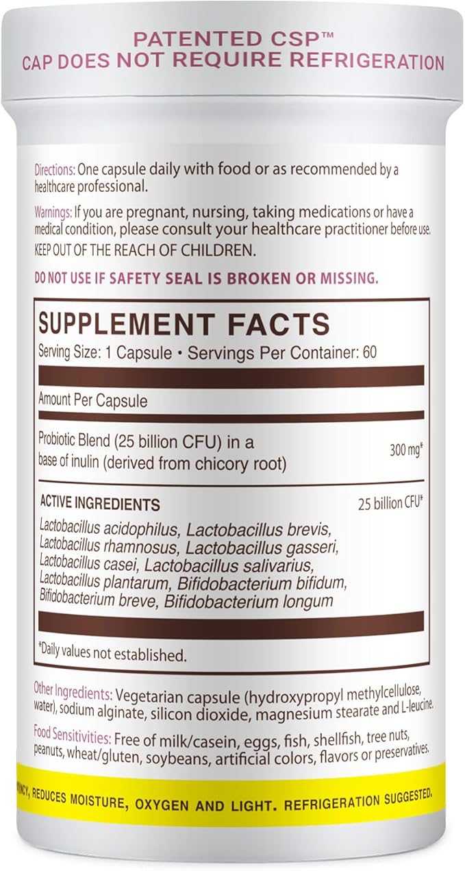 Probiotics for Women Vaginal Probiotic Promotes PH Balance UT Health 25 Billion CFU Once Daily Womens Supplement Kosher (60 Capsules)