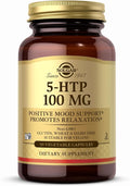 Solgar 5-HTP 100 mg - 90 Vegetable Capsules - Promotes Relaxation - Non-GMO Vegan Kosher &amp Gluten Free - 90 Servings