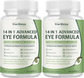 14 in 1 Advanced Eye Formula – Eye Vitamin and Mineral Supplement with Lutein Zeaxanthin Zinc &amp Bilberry Extract – Vision &amp Focus Support (2)