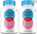 (2 Pack) Smooth Biotic Capsules All Natural Skin and Gut Capsules SmoothBiotic Supplement Premium Maximum Strength 2 Month Supply