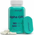 Alpha GPC Choline Supplement 600mg – 180 Vegetarian Capsules High Purity Nootropic for Daily Energy 3-Month Supply Acetylcholine Source for Cognitive &amp Mental Clarity GMP Certified Made in US