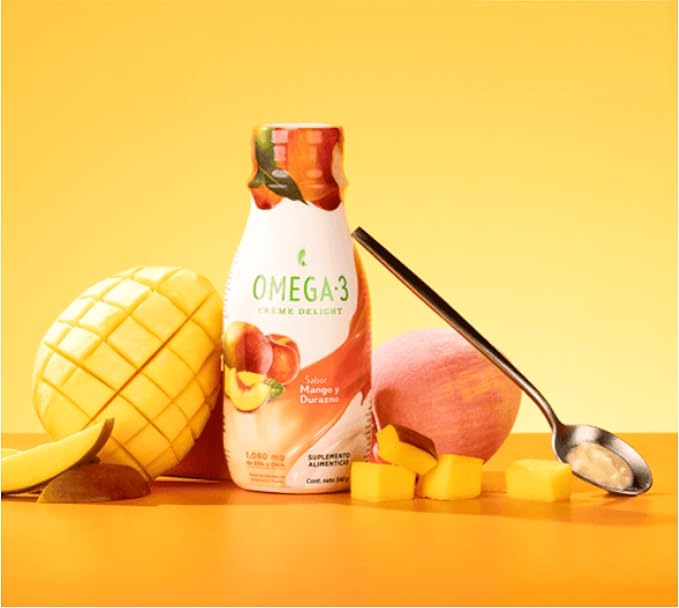 Melaleuca Omega 3 Crème Delight Peach Mango Tango 12oz Bottle
