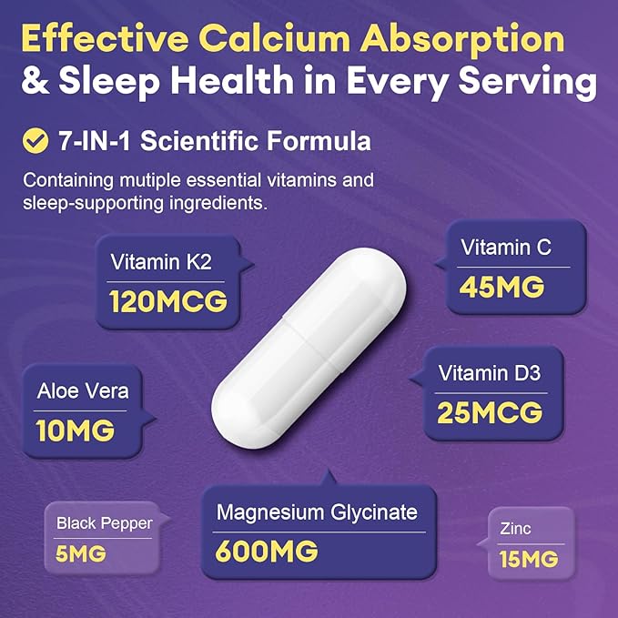 Pumpkin Seed Oil Softgels &amp Magnesium Giycinate with Vitamin D3K2 Supplement for Hair Urinary Health Bone SupportEnergy &amp Mood Manage