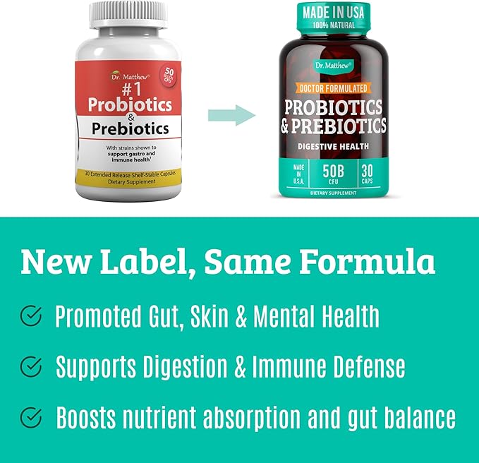 Prebiotics and Probiotics: Lactobacillus Gasseri Lactobacillus Rhamnosus Plantarum Casei Bifidobacterium longum lactis infantis. Probiotic Prebiotic Pre and Probiotics for Digestive Health.