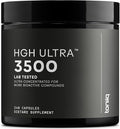 HGH Supplements for Men &amp Women (240 Count) 3550mg+ Support Muscle Growth &amp Healthy Levels of Human Growth Hormone for Men with High-Purity Arginine Ornithine Lysine Tribulus and Ashwaga