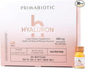 PRIMABIOTIC Hyaluronic Acid 250mg - Mango Flavor 30 Shots x30ml | Vegan Deep Hydration Anti-Aging and Skin Elasticity Support - Beauty Drink for Hydration Smoothness and Firmness