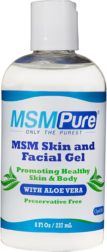 KALA HEALTH MSMPure MSM Tablets 120 Count and MSM Gel with Organic Aloe 8oz Bundle