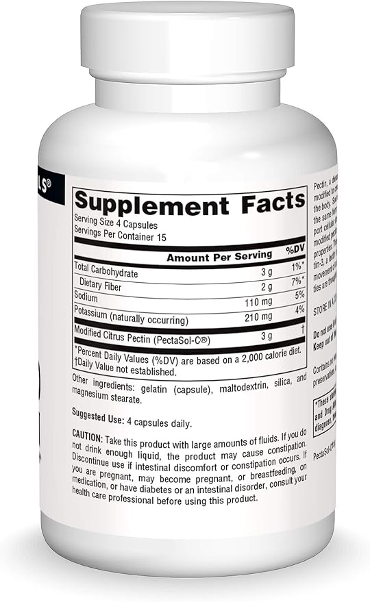 Source Naturals PectImmune Modified Citrus Pectin For Cellular Immune Health* 750mg - 60 Capsules