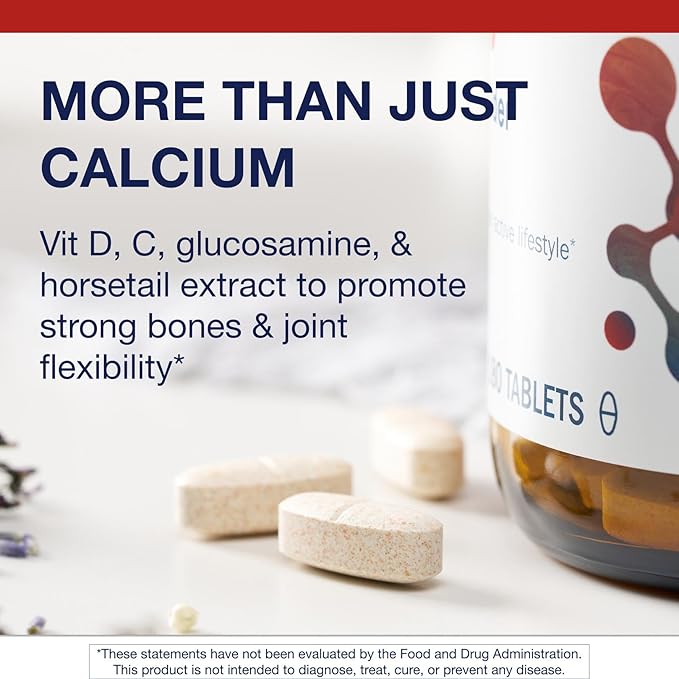 Metagenics Bone Builder Active - Calcium Magnesium Phosphorus &amp Vitamin D Supplement* - Supports Bone Density Strength &amp Healthy Aging* - Non-GMO Gluten-Free - 180 Tablets