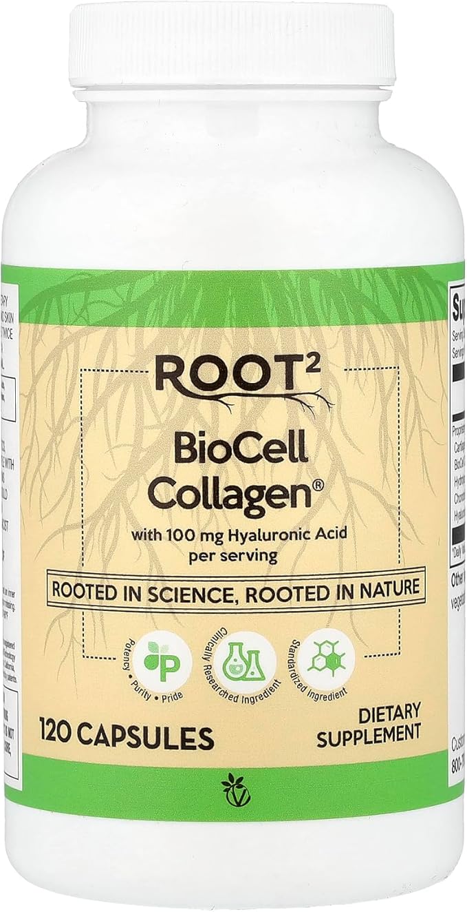 Vitacost Hyaluronic Acid with BioCell Collagen II - 100 mg per Serving - 120 Capsules