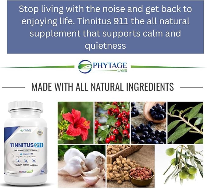 Tinnitus Relief Supplement - Ear Ringing Relief