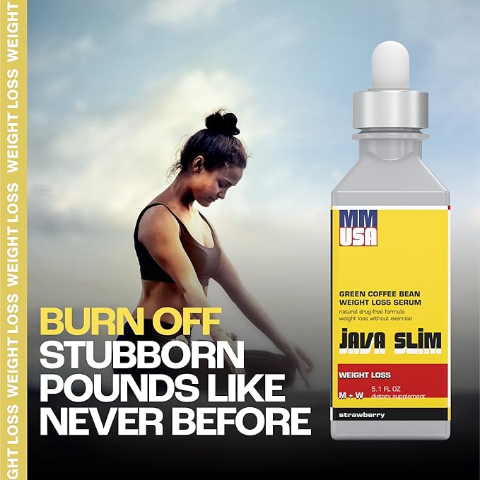 Weight Loss Energy &amp Metabolism Booster Fat Burner Caffeine Natural Pre-Workout Recovery Slim Down Curbs Appetite. Green Coffee Bean Calcium L-Carnitine Joint Care Anti Fatigue. Strawbe