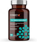 Miss Lizzy ThyroConvert – Organic Selenomethionine for Healthy Liver Function and Thyroid Support to Boost Metabolism &amp Energy Clear Mind &amp Reduce Oxidative Stress – 60 Capsules