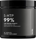 Toniiq Ultra High Strength 5HTP Capsules - 99%+ Highly Purified and Bioavailable - 12:1 Concentrated Extract - 200mg - 90 Veggie Capsules