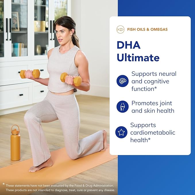 Pure Encapsulations DHA Ultimate | Eco-Friendly Supercritical CO2 Extracted DHA Fish Oil Concentrate | 60 Softgel Capsules