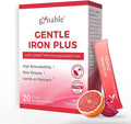 Iron Supplement for Women: Oral Dissolvable Iron Powder Gentle Iron Plus with 27mg Lipofer® Slow Release Iron with Vitamin C Folic Acid Beetroot Extract &amp B-Complex Vegan 20 Sticks