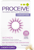 Proceive Tailored Fertility Supplement for Women Pre Conception Vitamins Minerals &amp Amino Acids with Vitamin D Zinc COQ10 Folate &amp Vitamin B6 Pre Pregnancy Multivitamin 60 Vegan Capsu