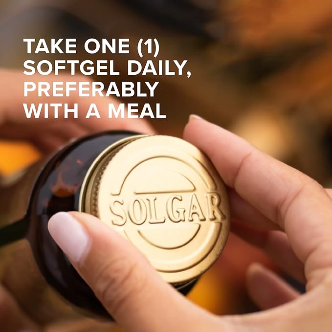 Solgar Vegetarian DHA 200 mg - 50 Vegetarian Softgels - Naturally Sourced Omega-3 - Vegan Gluten Free Dairy Free - 50 Servings