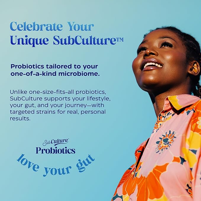 Enzymedica SubCulture Probiotic Supplement for Women - Women's Probiotic for Vaginal &amp Urinary Health Support 50 Billion CFU Supports Immune &amp Gut Health Microbiome Balance Vegetarian - 30