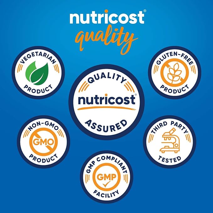 Nutricost L-Glutamine Powder Sweetened with Stevia (500 Grams BlackBerry Lemonade) - Supplement for Gut Support 5 Grams of L-Glutamine Per Serving Gluten Free and Non-GMO