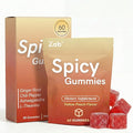 ZAB Spicy Gummies Ashwagandha 45mg with L-Theanine &amp Caffeine – Energy Calm &amp Mood Support Gummies for Couples – Vegan Yellow Peach Flavor Cubes 60 Count