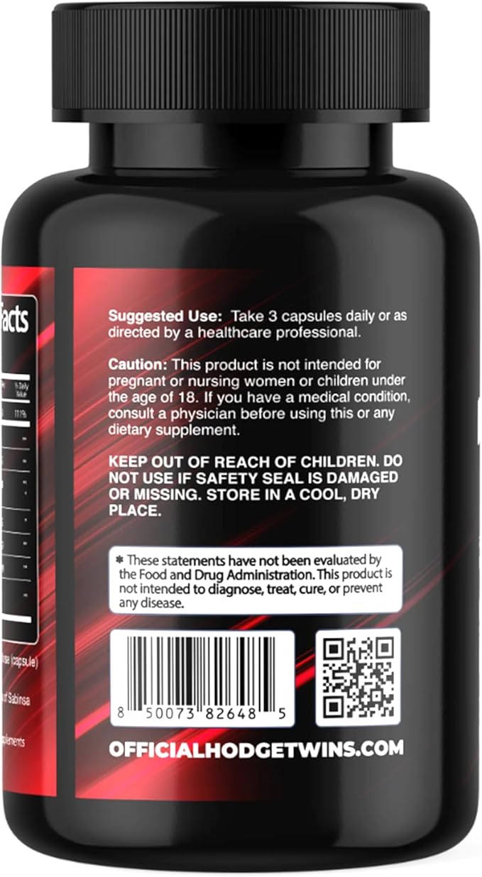 DAMN GOOD The Hodge Twins Nitric Oxide Booster – Beet Root Nitric Oxide &amp Arginine Citrulline Supplement Pomegranate Blend for Workout Drive Endurance Support &amp Pump Power - 90 Capsules
